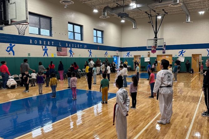 Taekwondo Graduation at Robert Bailey Elementary School