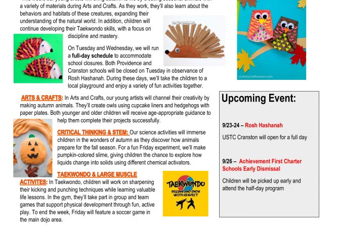 WEEKLY NEWSLETTER: Month of September 2025