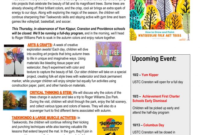 WEEKLY NEWSLETTER: Month of October 2025