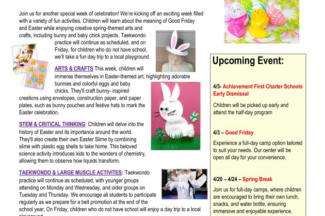 WEEKLY NEWSLETTER: Month of March 2026