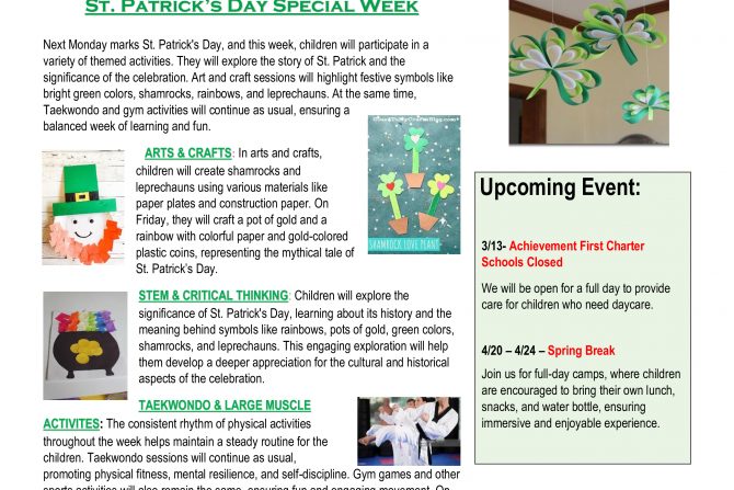 WEEKLY NEWSLETTER: Month of March 2026