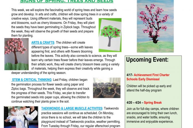 WEEKLY NEWSLETTER: Month of April 2026
