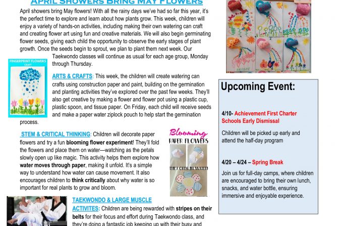 WEEKLY NEWSLETTER: Month of April 2026