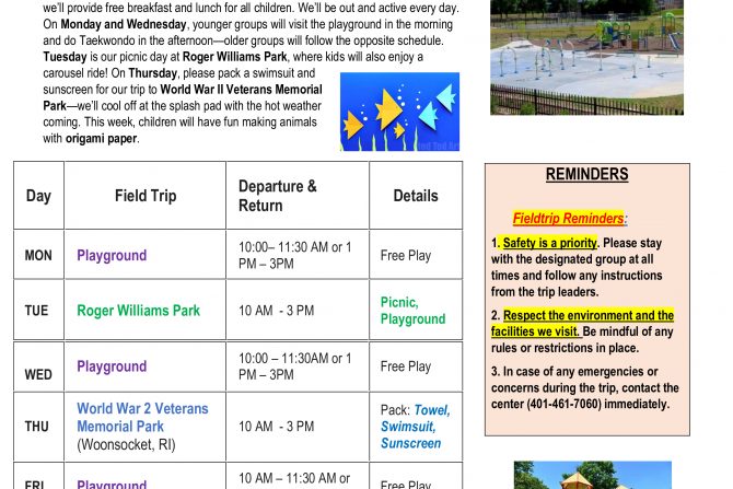 WEEKLY NEWSLETTER: Month of June 2026